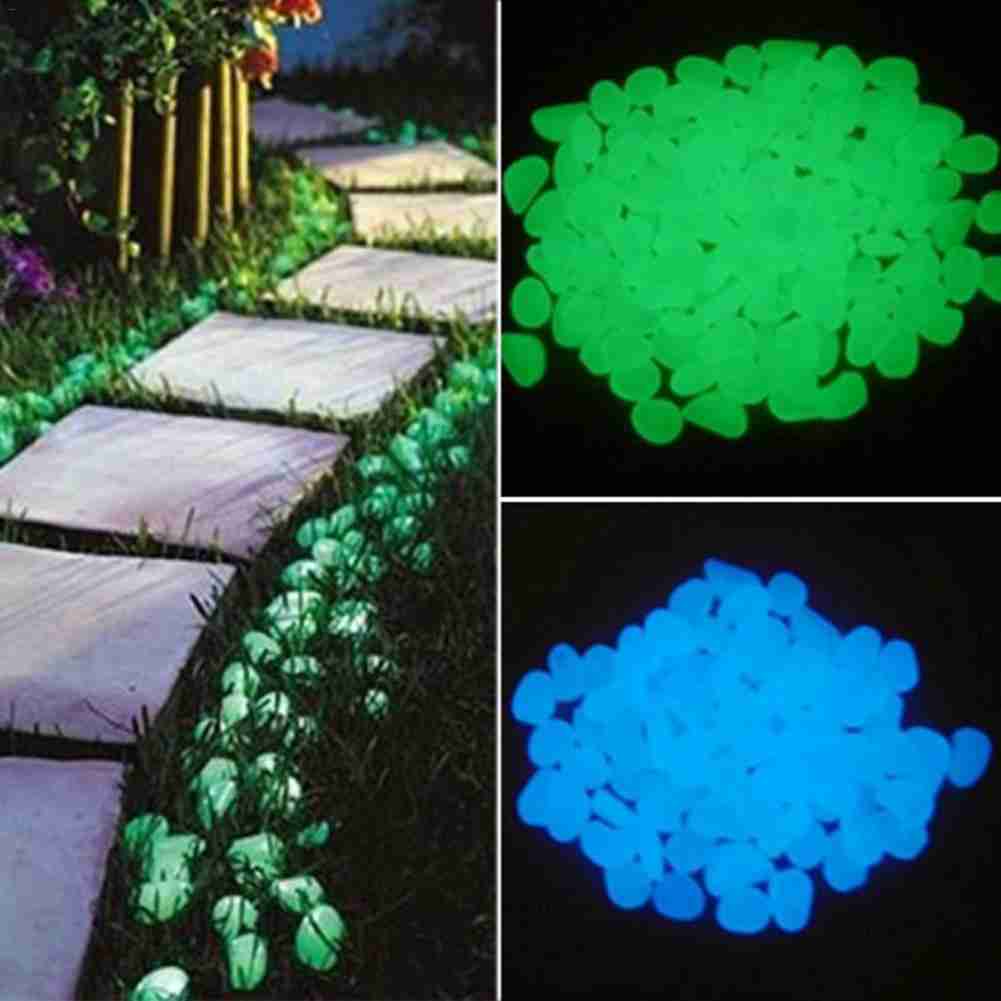 Glow-in-the-Dark Garden Rocks