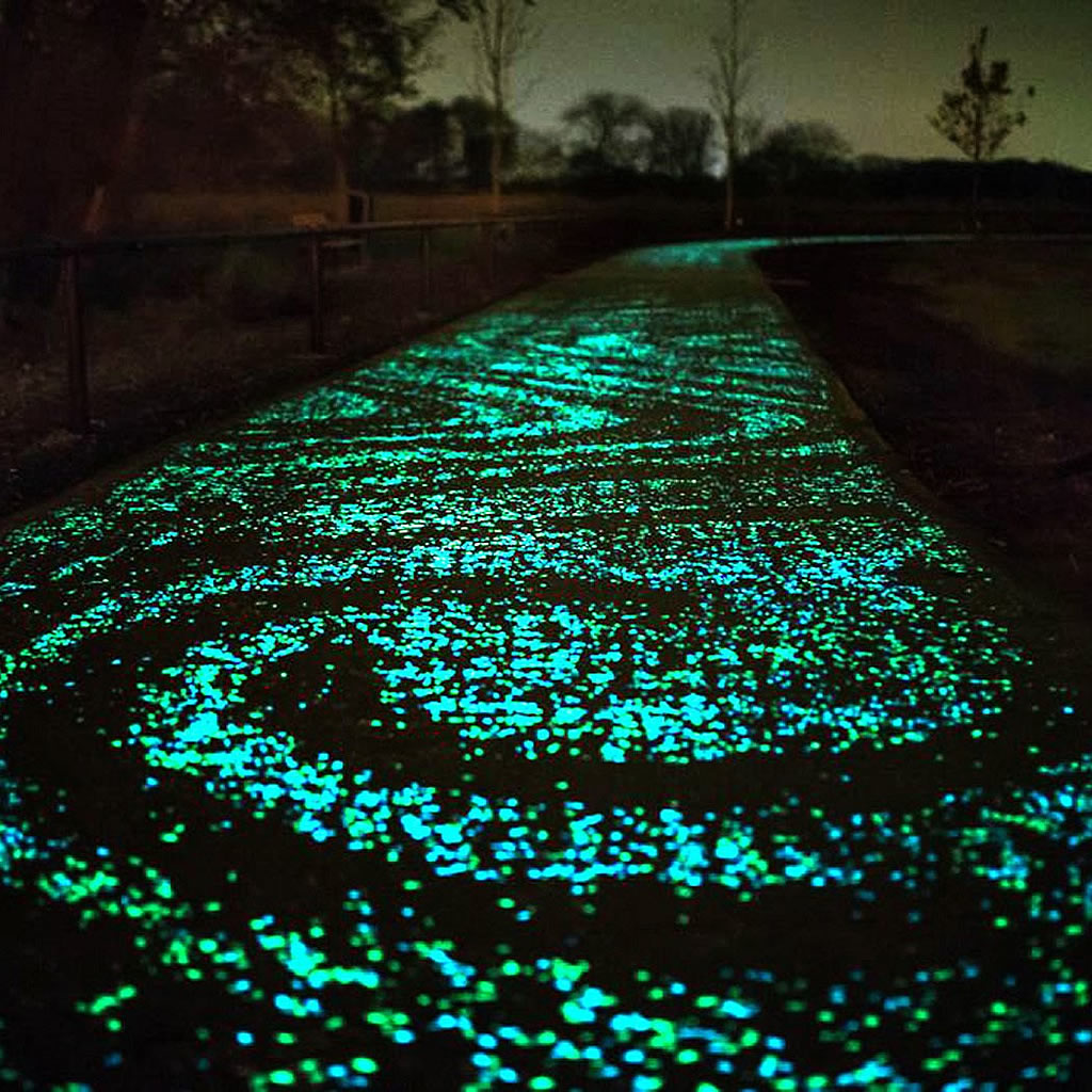 Glow-in-the-Dark Garden Rocks